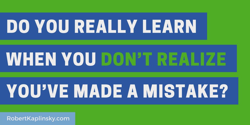 I'm a huge fan of the research around #growthmindset, but there is one part that I'd like to explore: do you really learn from mistakes that you're not aware of? bit.ly/2HhxDr1 #MTBoS
