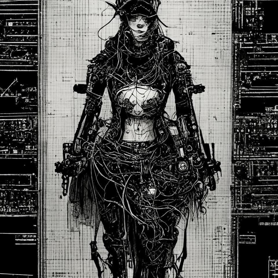 KamuelaChandler's tweet photo. CyberWitch.
#mangahawaii #midjourney #aiart #scifiart #sciencefictionart #scifimovies #scififiction #scificinema #conceptart #iphoneart #shotoniphone #spaceart #spacemovies #futurism #scififuture #spacevoyaging #spaceships #newplanets https://t.co/A5cNeeawJi