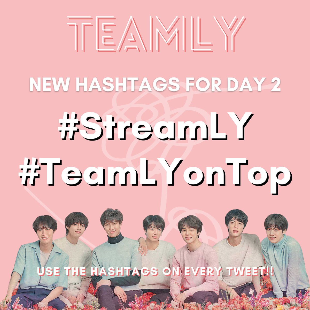 01Btsxarmy1's tweet photo. 📢 Team LY Reminder!

Let's use the new hashtags for Streaming Battle!
✅️ #StreamLY
✅️ #TeamLYonTop
✅️ BTS GLOBAL DOMINATION

Don't forget to use all the 3 Apple Music and YouTube Playlists! Let's win this! ✊️ https://t.co/xbsxQ4EafT