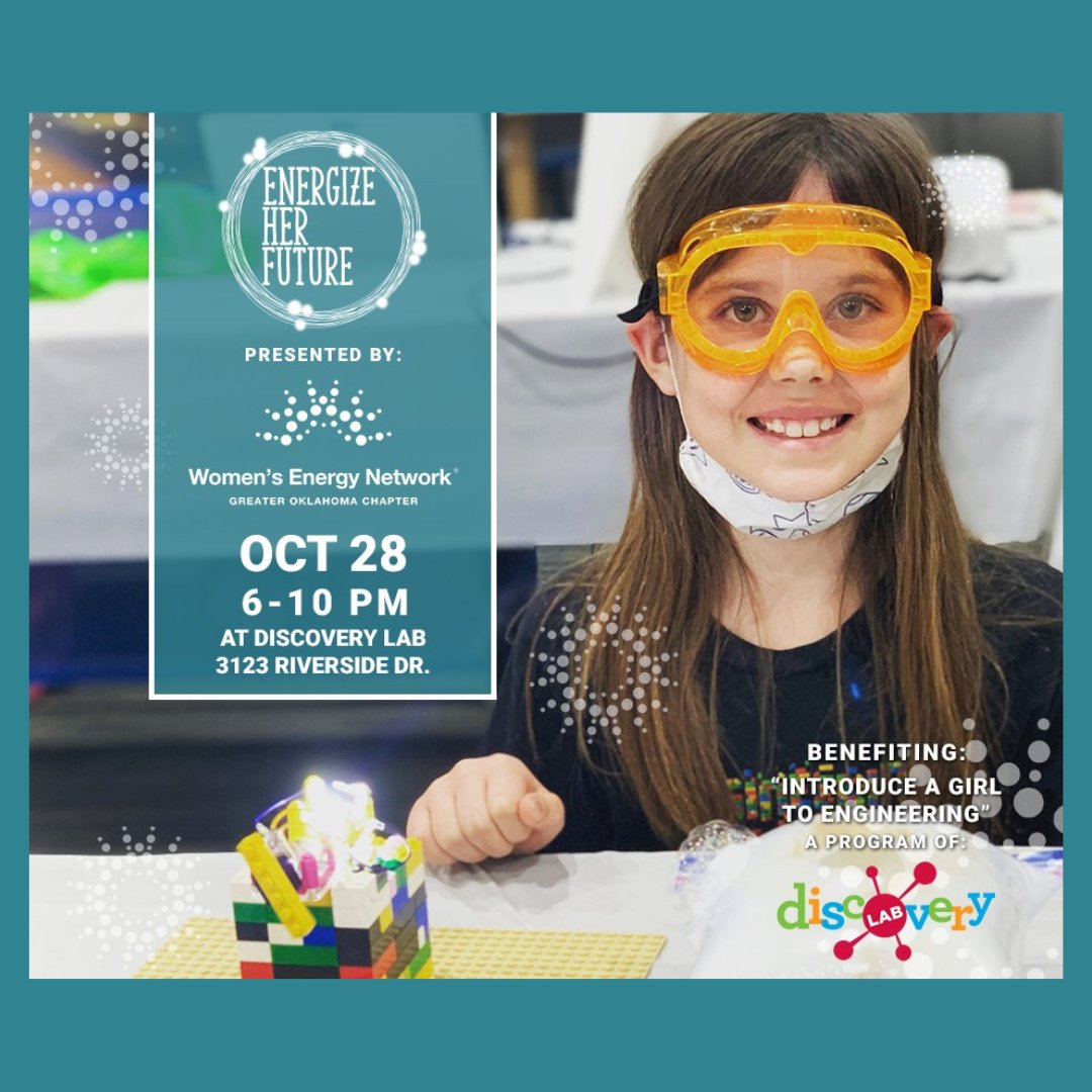 Save the Date for the WEN Greater Oklahoma Gala, benefiting "Introduce a Girl to Engineering" #engineering #WENGreaterOK #STEM #stemwomen