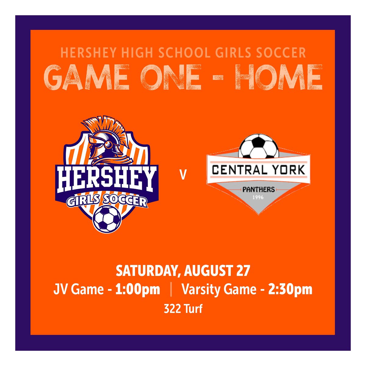 Come support our girls today as they take on Central York in our first official game of the season!!