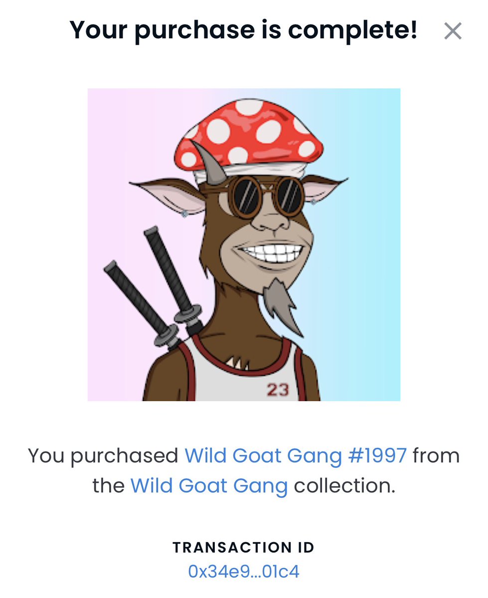 Let’s get <a href="/WildGoatGangNFT/">Wild Goat Gang</a> goat follow goat thread going.  🐐↔️🐐

Post your favourite WGG trait and let’s follow each one another. #WildGoatGang