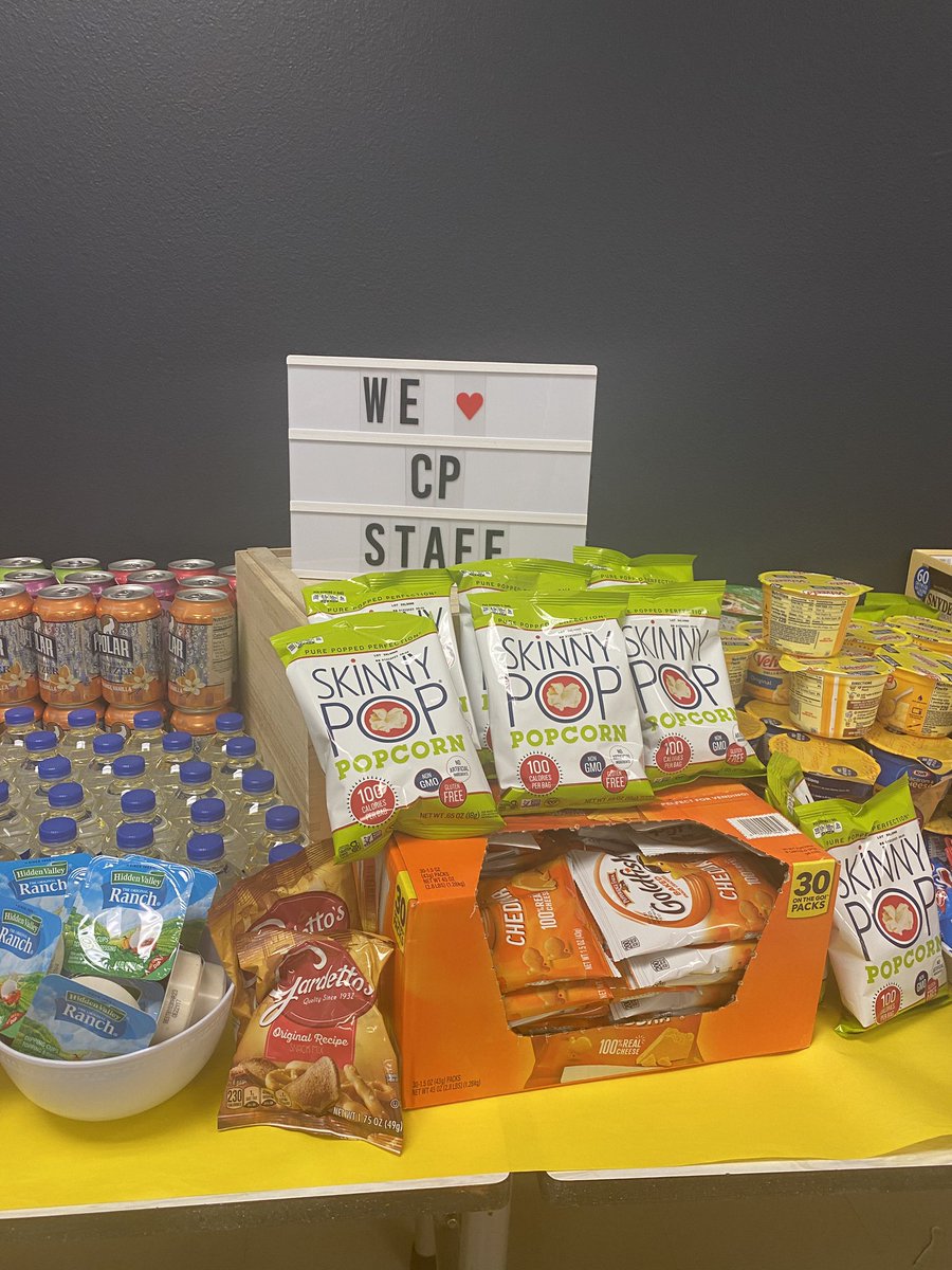 amymillercfb's tweet photo. PTA and Parent Stock the Lounge #eaglepta #treatsgalore @CPE_Eagles @DrChapmanCFBISD @CFBISD https://t.co/wYkp2WNXED