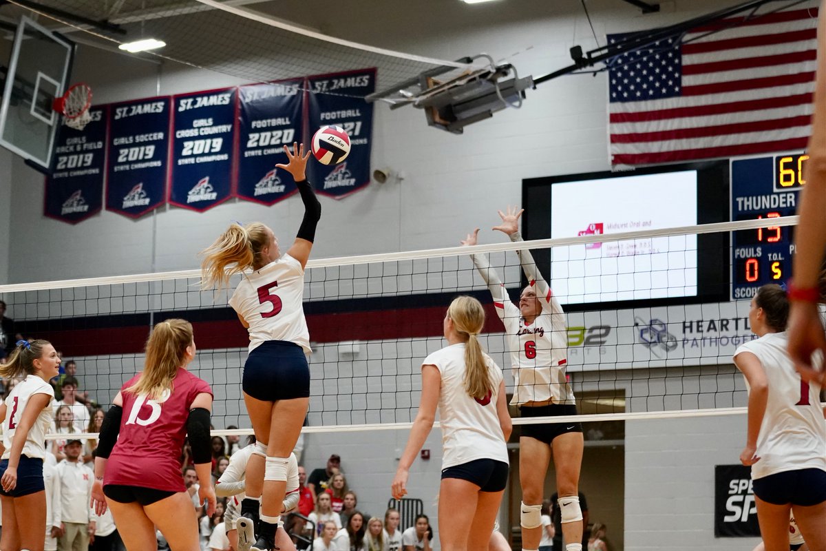 Spectrum News Kansas City (@spectrumnewskc) on Twitter photo .<a href="/SJAThunder/">St. James Academy Catholic HS - Lenexa, KS</a> 🏐 Slam presented by <a href="/HyVeeKCMetro/">Kansas City Hy-Vee</a> -
St. James Academy takes the 1st set against Lansing, 25-13.
🔥📸 <a href="/AjHildreth/">A.J. Hildreth</a> .<a href="/SJAThunder/">St. James Academy Catholic HS - Lenexa, KS</a> 🏐 Slam presented by <a href="/HyVeeKCMetro/">Kansas City Hy-Vee</a> -
St. James Academy takes the 1st set against Lansing, 25-13.
🔥📸 <a href="/AjHildreth/">A.J. Hildreth</a>