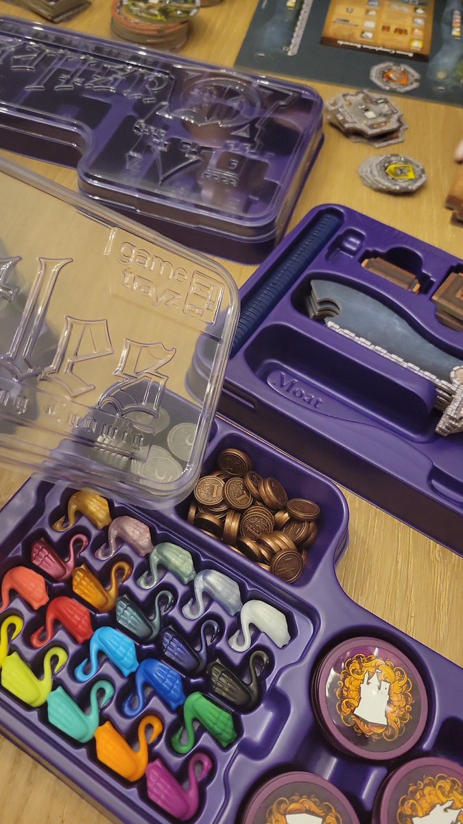 That Board Game Couple (@indy_warrior) on Twitter photo I know it's a lot of plastic, but <a href="/GameTrayz/">Game Trayz</a> are so f@$!ing cool in #CastlesOfMadKingLudwig
#boardgames #tabletopgames I know it's a lot of plastic, but <a href="/GameTrayz/">Game Trayz</a> are so f@$!ing cool in #CastlesOfMadKingLudwig
#boardgames #tabletopgames