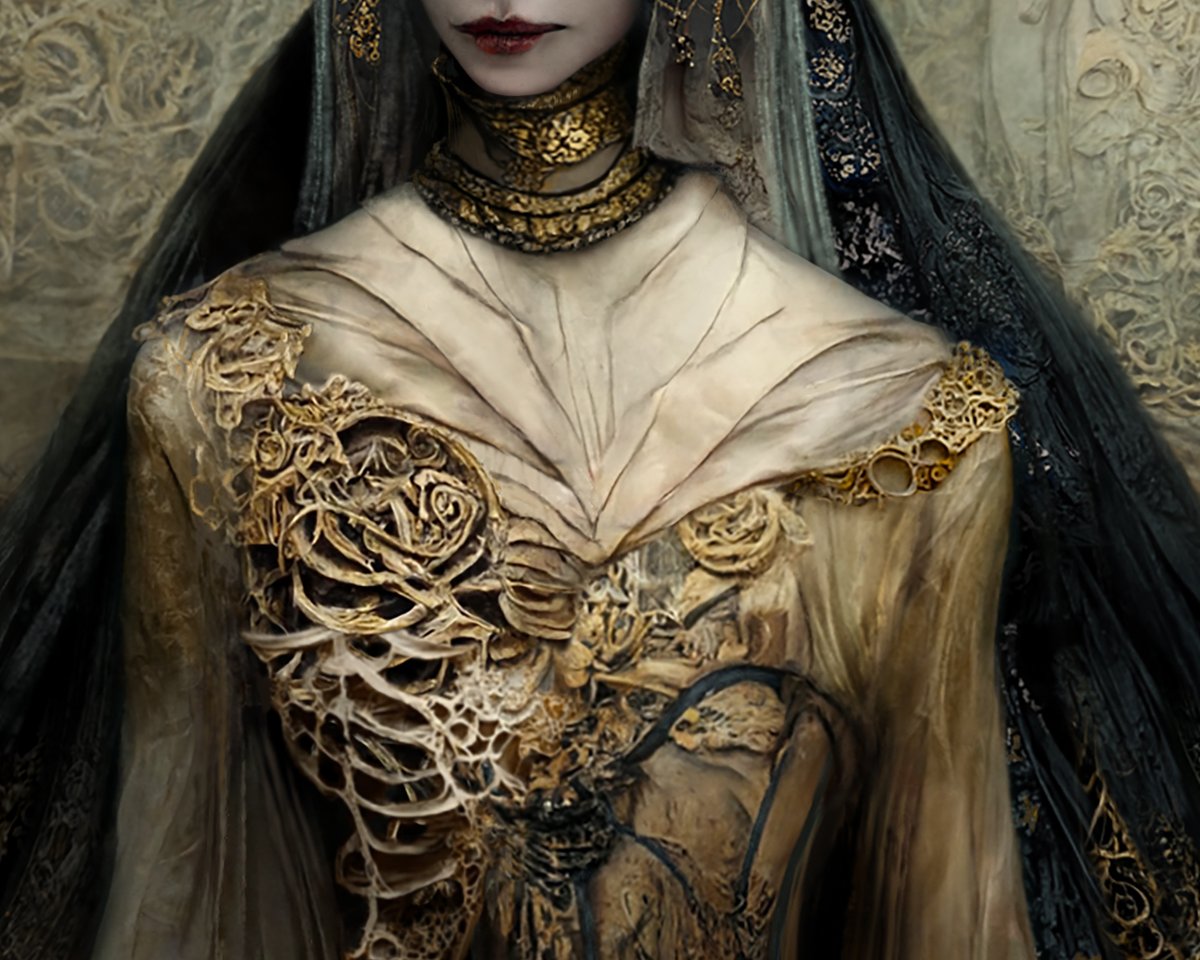 Harbinger, my new digital painting using #midjourney 

Overnight, AI has lifted the restrictions of time and money that have often blocked my creative process. Being able to realize my ideas in such a personal, intuitive, and responsive way is mind-blowing. 
#AiArtwork #AIart