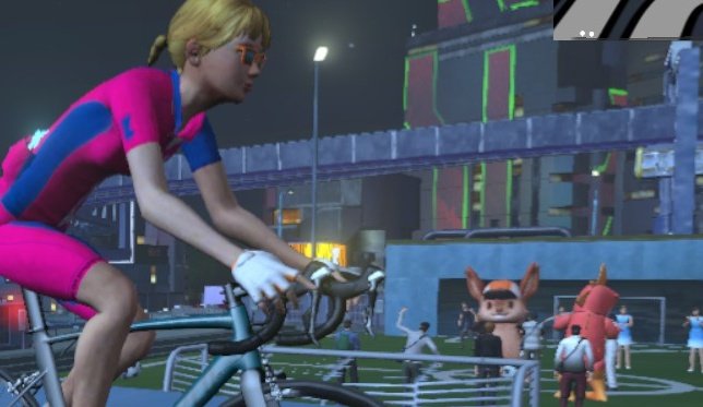 昨日のzwift🚴‍♀️🚴‍♀️🚴‍♀️
フットサルコートでスコッティと謎ザウルスのバトル見ちゃった🫣
相変わらずスコッティはこっち見てる
今週まだ20kmしか乗れてない😱