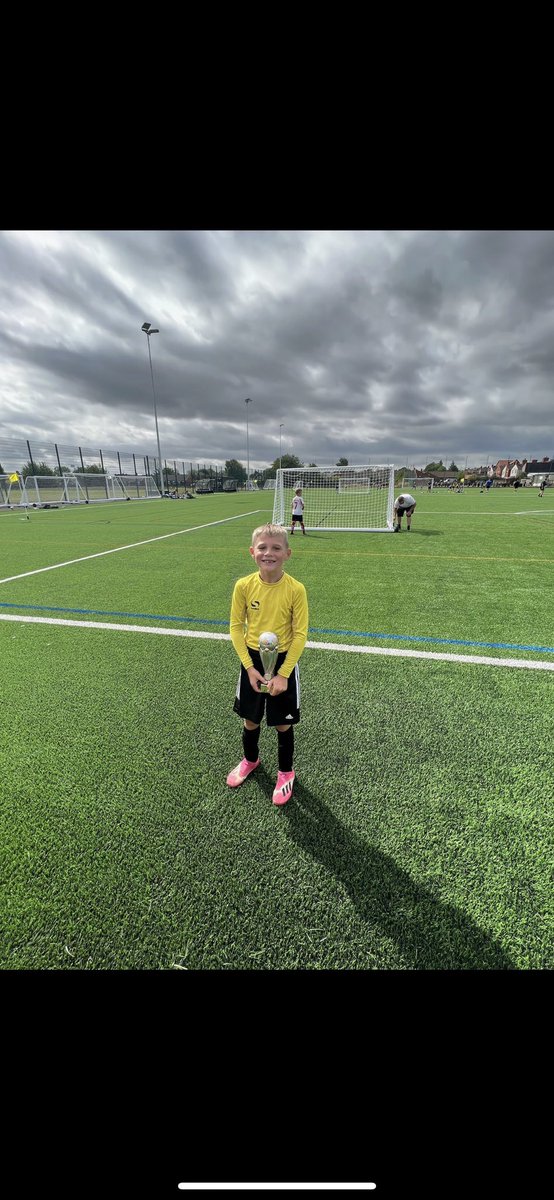 7 goals! Well done sweetheart❤️