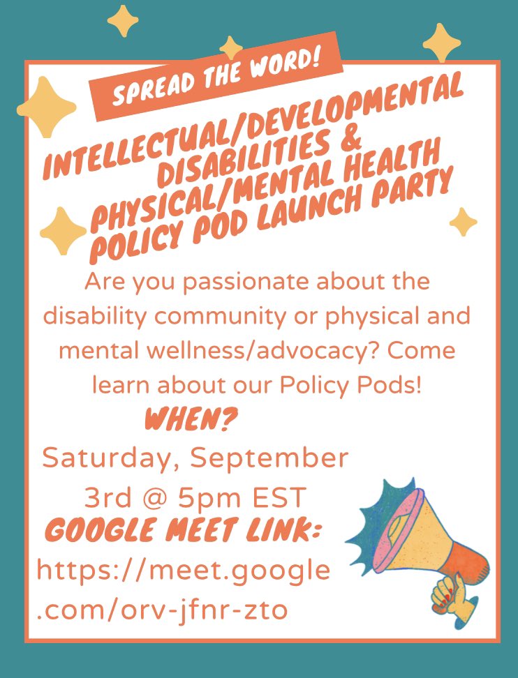 HealthPod_YAP's tweet image. Hello and welcome to the page of the Physical and Mental Health pod! If you’re a minor who’s interested in activism, we highly encourage you to join us (link in bio)! Our pod is having a launch meeting on Saturday, September 3rd @ 5 EST and we would love to see you there!