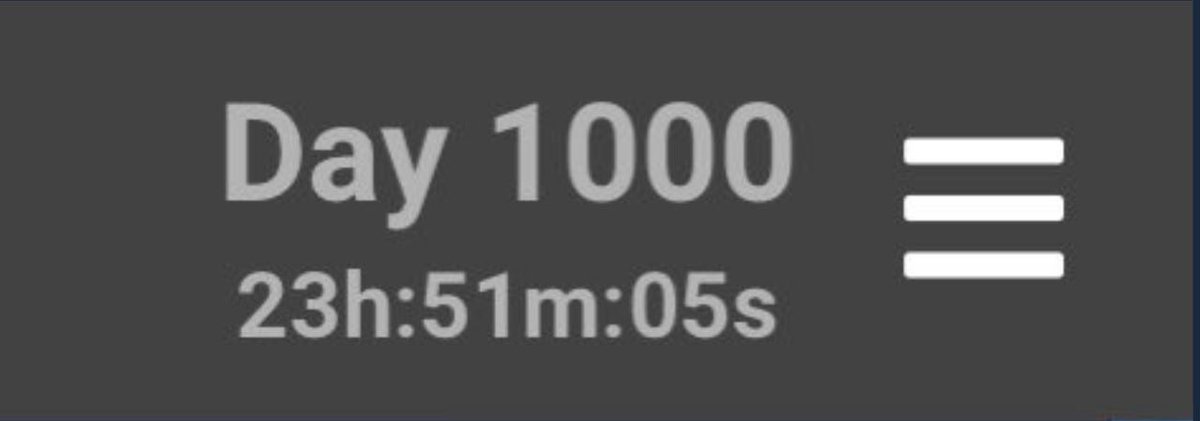 Congratulations HEX.com on day 1000 of perfect, flawless operation. You've succeeded where so many others failed. You are the shining city on the hill. I salute you.