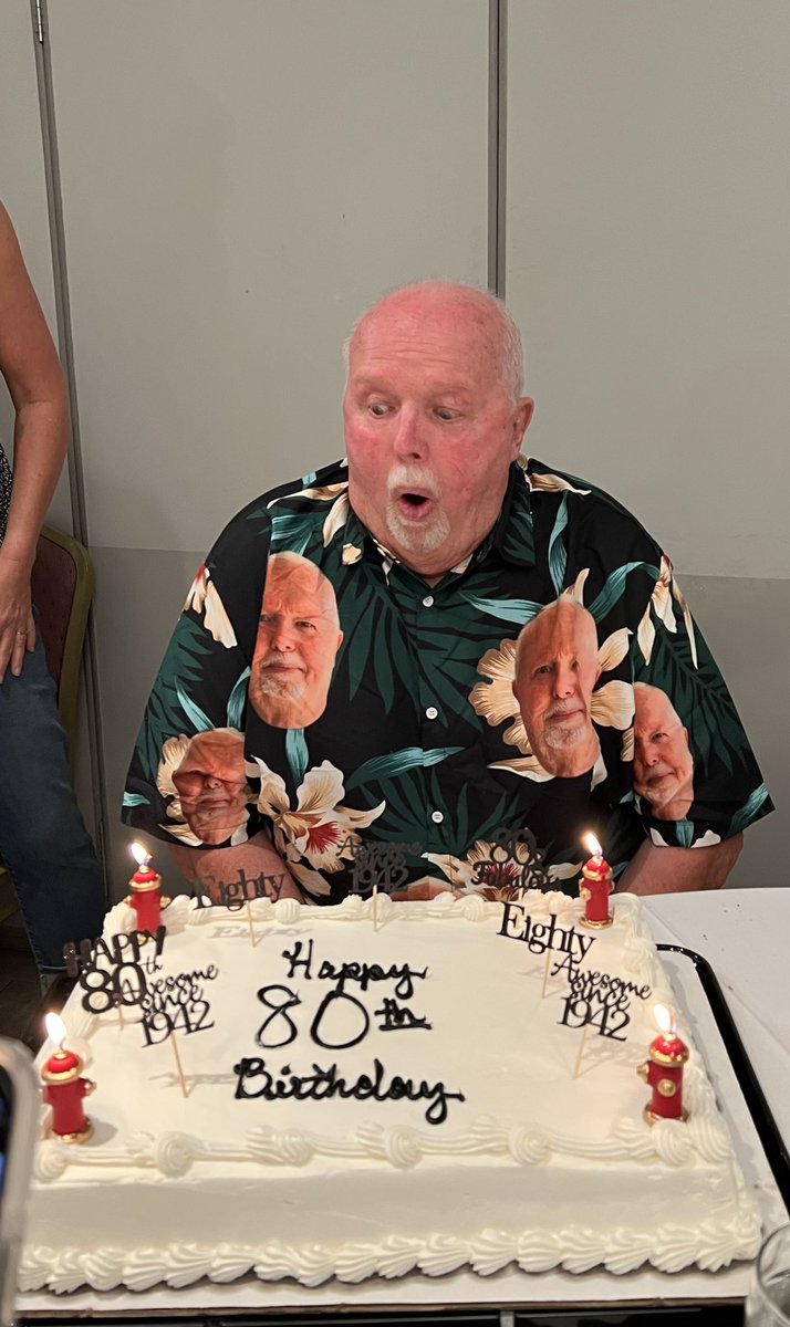 christinafrigo's tweet photo. My new life goal is to wear a shirt with my own face on it to my 80th birthday party, just like my grandpa. https://t.co/i1fxBJFKDc