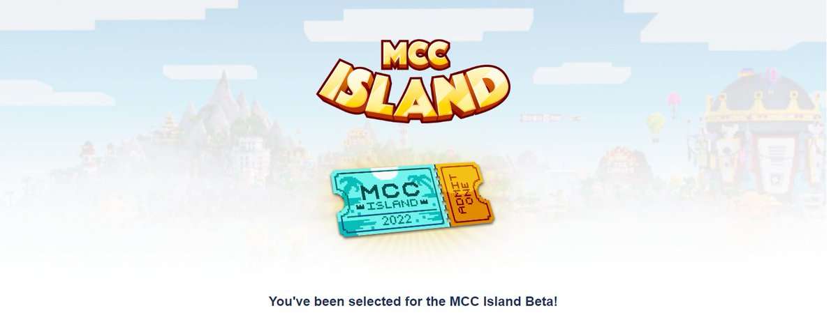 I am giving away 1x MCC beta whitelist

➡ Retweet + Like
➡ Follow me
➡ Reply your minecraft ign

Giveaway ends in 3 days