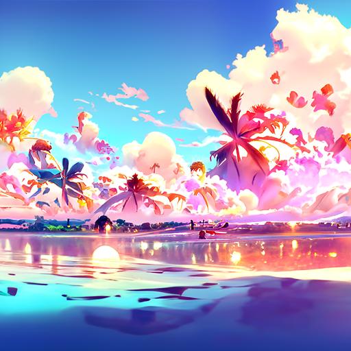 Awesome sunset view 
GM artist space 😇,
drop your art down 👇
#NFTs #NFTCommunity #aiartcommunity #sunsets