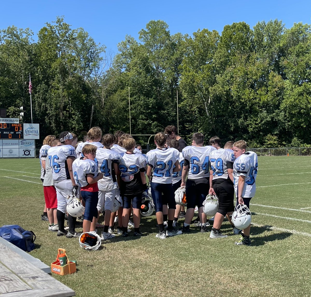Mandi_Beck_PE's tweet photo. 2022 E. Lawson Brown Middle School Football Jamboree - lots of football, fans, and fun! https://t.co/fHsEzL7R1w