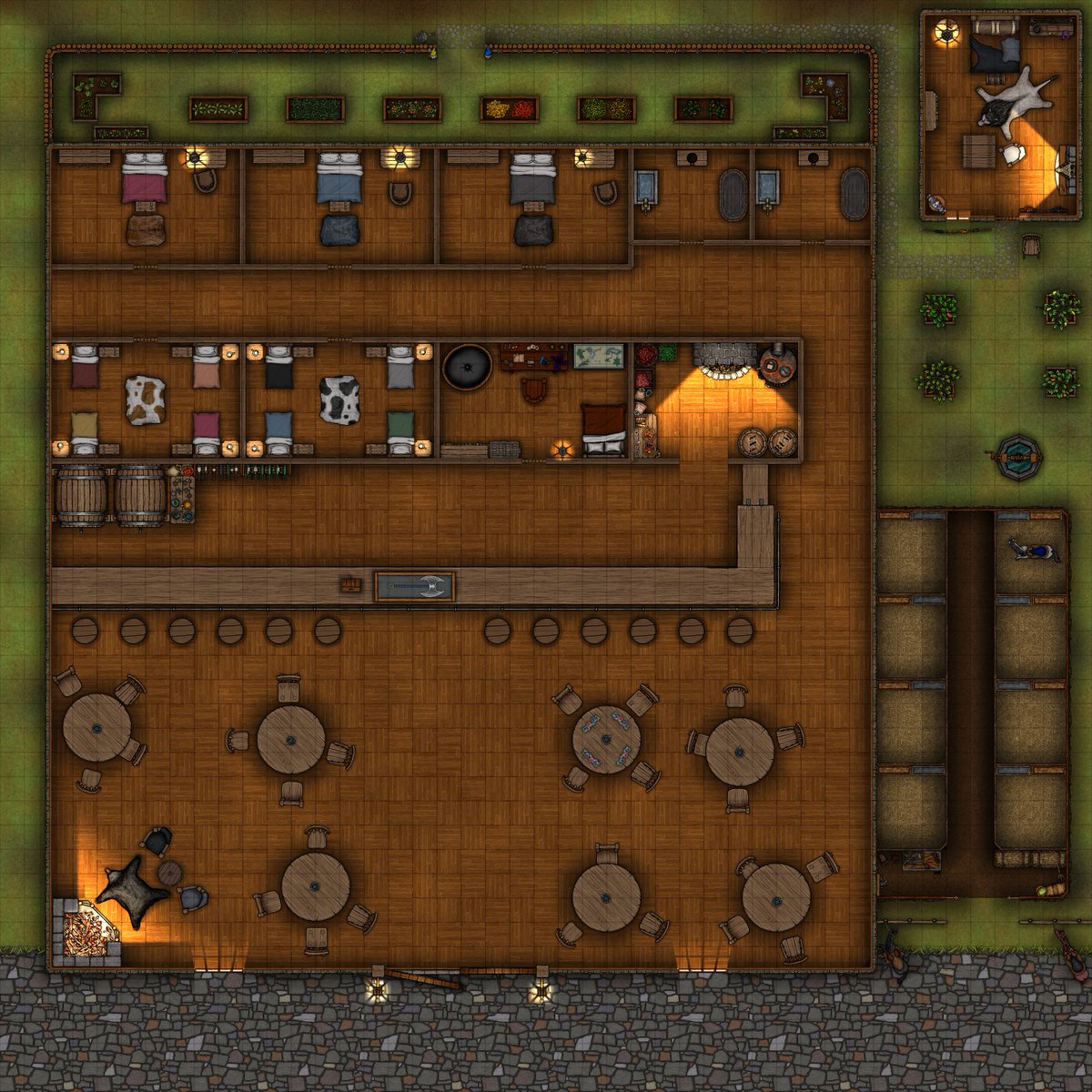 GeigerSolace's tweet photo. Half way nice tavern ive made https://t.co/U8QX3xaaoc