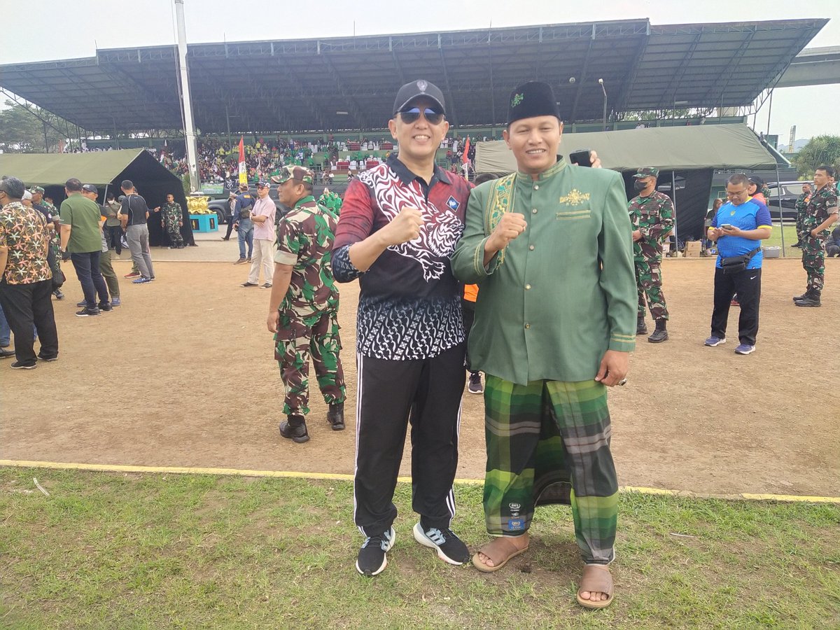 Bersama Danrem@Final Piala KASAD LSN wilayah Jawa barat
