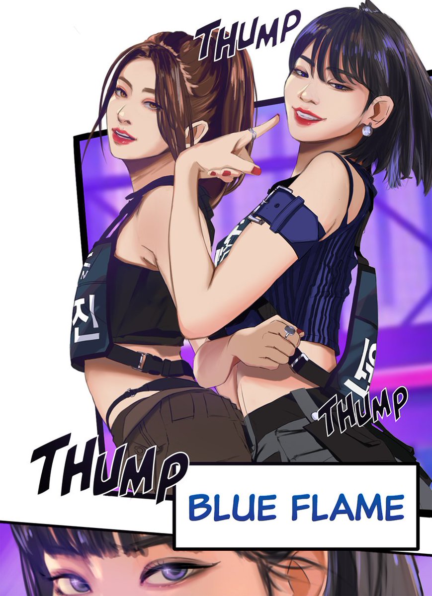 retsudraws's tweet photo. LE SSERAFIM Blue Flame

#LE_SSERAFIM #르세라핌
#YUNJIN #HUHYUNJIN #허윤진
#KIMCHAEWON #김채원 #CHAEWON https://t.co/9KsQJk6BqN