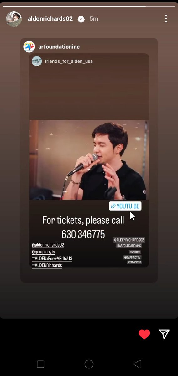 AR02ForwARd_02's tweet photo. Good Morning Oppa @aldenrichards02 Blessed Sunday 🙏 Keep Safe and Take Care Always wherever you are and whatever you do. GOD BLESS YOU ABUNDANTLY 🙏🤗
GOD BLESS YOU to your endeavors and be successful and The Team of #ALDENForwARdtoUS 

 #ALDENRichards igs 📸 https://t.co/CmTSvA1gyo