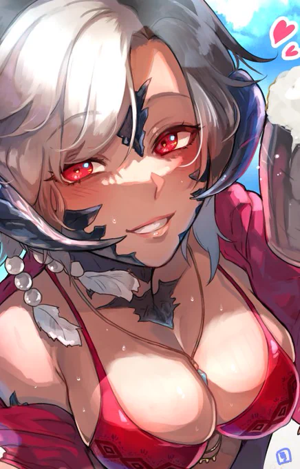 thank you!夏!アウラちゃん! #FF14 