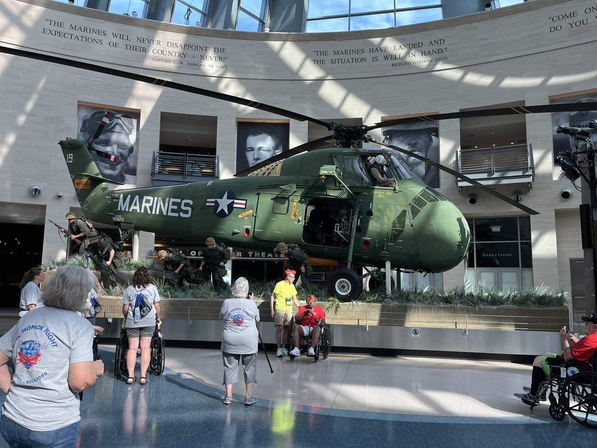 Day 3 of the VNC Honor Flight was a long, but incredibly rewarding one. We spent the day at both the Marine Corps and National Army Museums. What an incredible journey - we’ll see you tomorrow at MCHS for our Welcome Home Ceremony. <a href="/MCHS156/">McHenry</a>