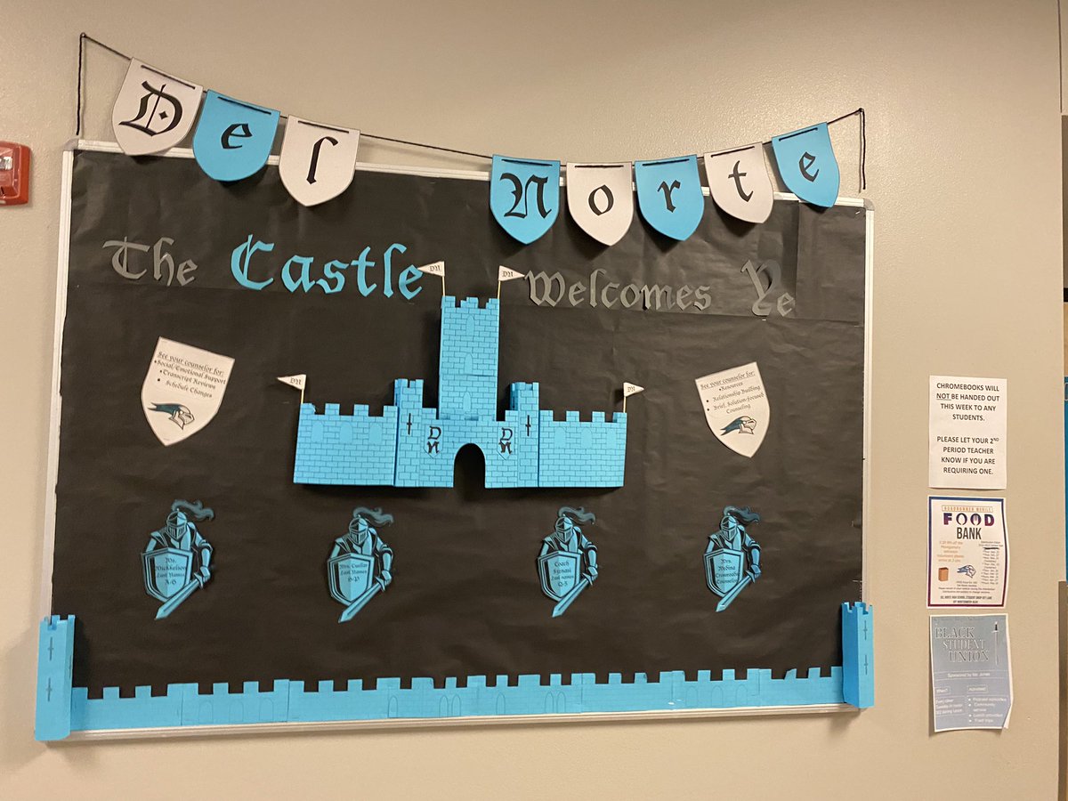 ClevelandMS_APS's tweet photo. @KnightsDNHS visited the Del Norte castle and collaborated with fellow principals! Came back with some swag! @ClevelandMS_APS @APSLZ4 https://t.co/u8pnFEvzcF