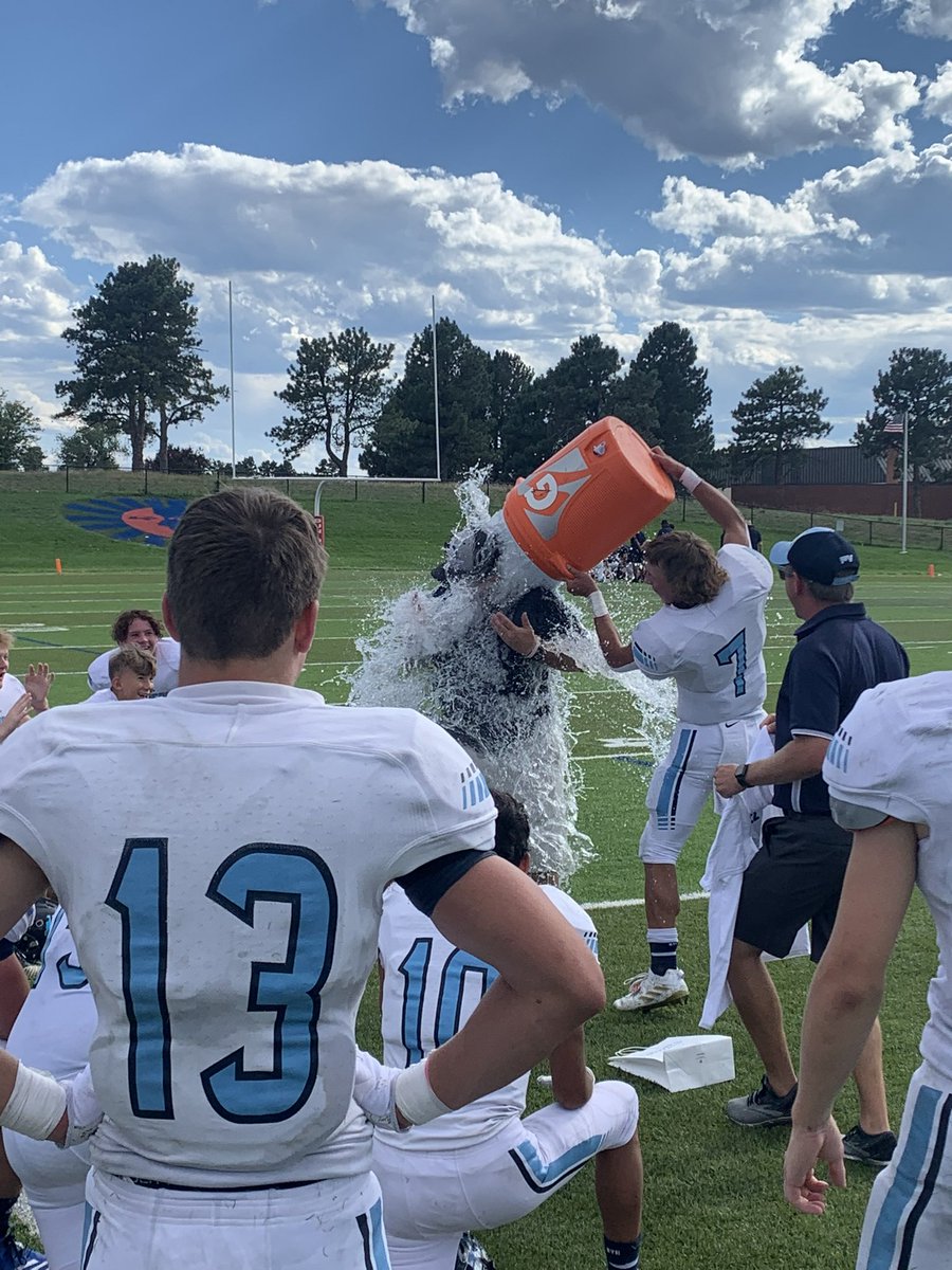 PVHSBroncos's tweet photo. Congratulations to Coach Hoffman for his 100th win as our Broncos head football coach! We celebrate your success on the field as well as off the field. Thank you for all you do to teach our young men about football, life and how to be great men. https://t.co/lyVUMN7rGp