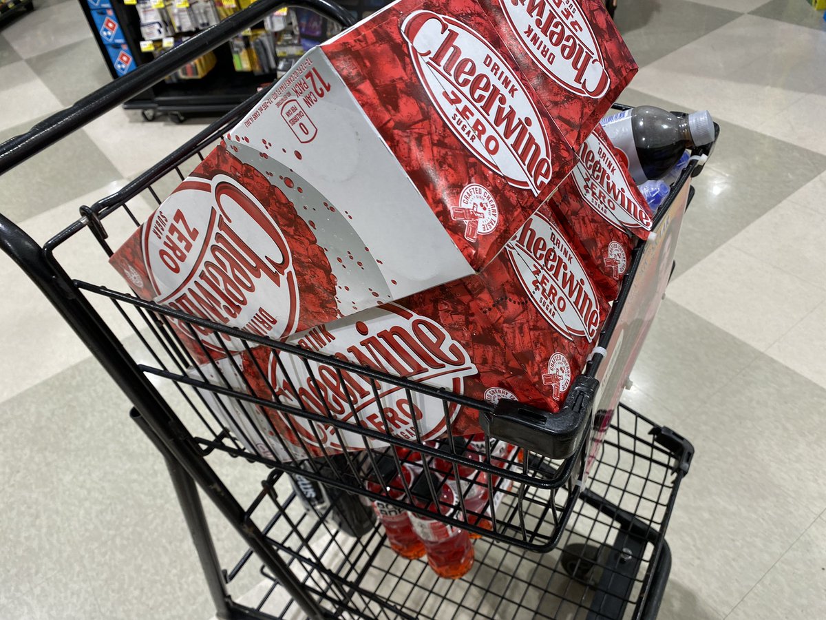 JodyBarr's tweet photo. Donโt let me catch that @DrinkCheerwine Zero on sale, mane. #LoadinUp https://t.co/WxwAuB3HIE