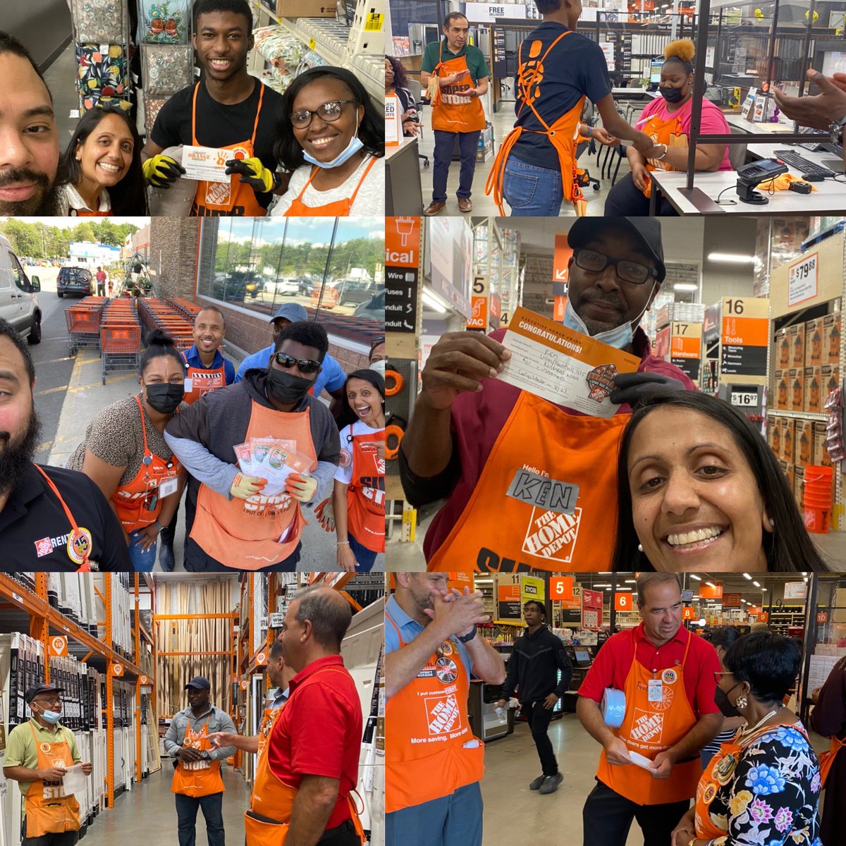 What makes us an amazing company…well it’s simple…amazing associates! It was a week of recognition in 0️⃣9️⃣1️⃣5️⃣, Safety Bravo for new associates, Homer Awards for our Lot associates,  and even a secret shopper Executive Homer Award for our D27 associate Ken!