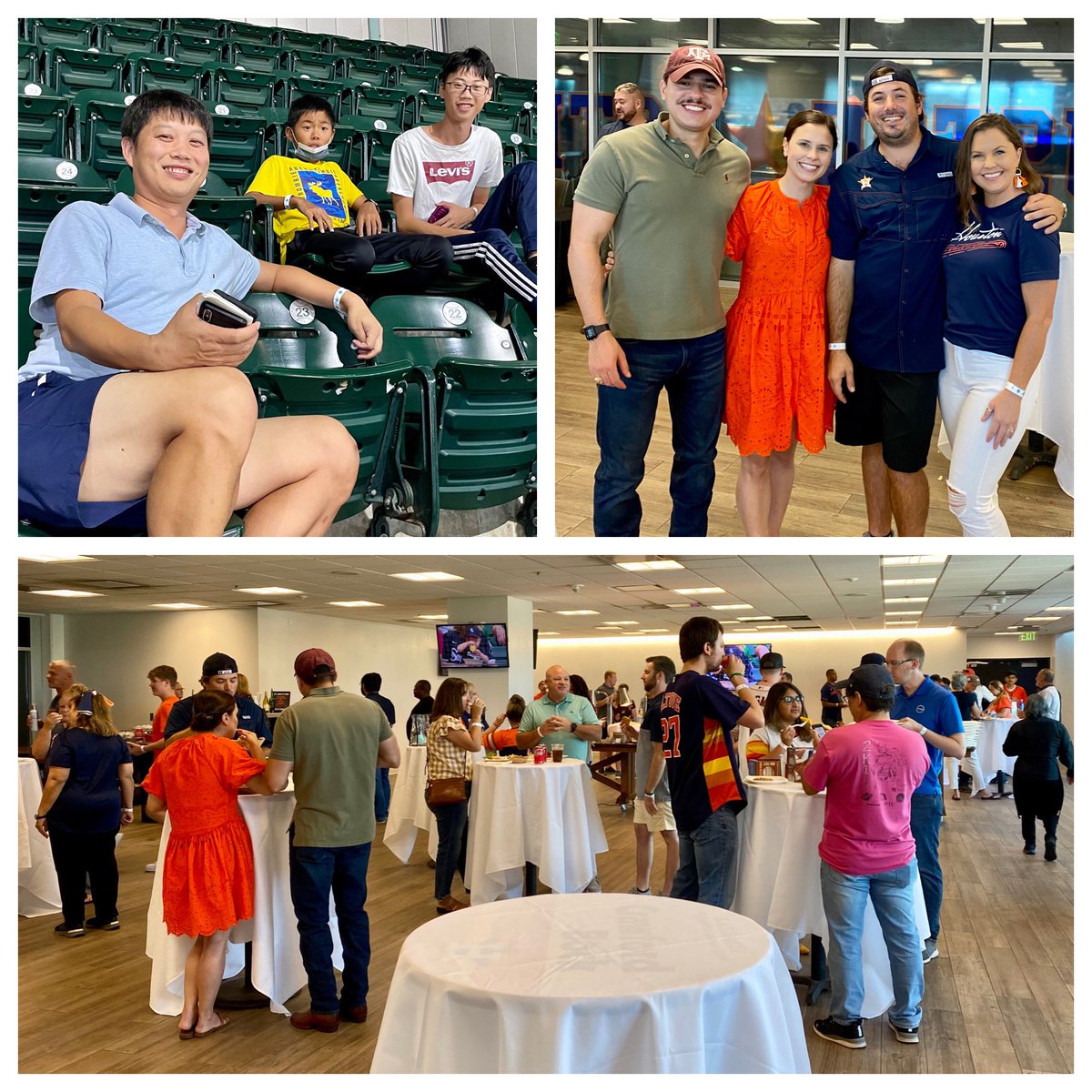 CovestroBaytown's tweet photo. It was a Saturday well spent in #HTX! As part of our sponsorship with @astros, we hosted a #CoveSTROS day where employees and their families showed their team spirit in Champions Pavilion before the game! https://t.co/iTGTKKWvcu