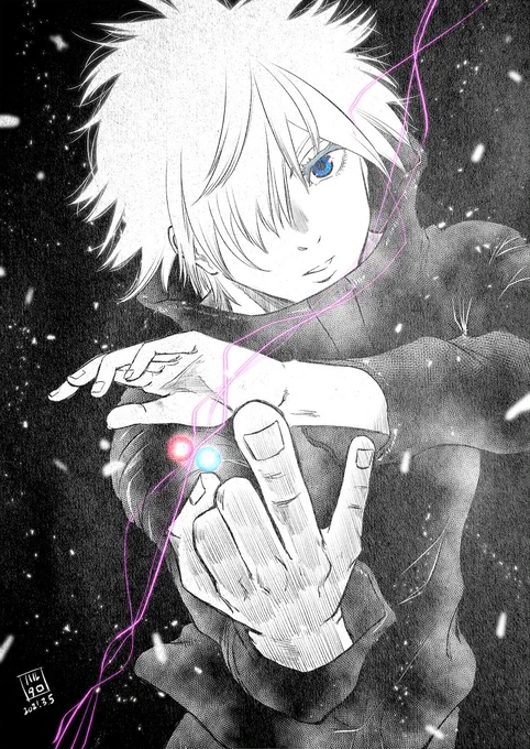 3.女の子8割、男2割くらいで描いてる気がします。可愛い女の子描くの大好き!でも時折めちゃくちゃ悪い男の顔を描きたくなります。ヒロアカのヴィラン勢いいよね… 