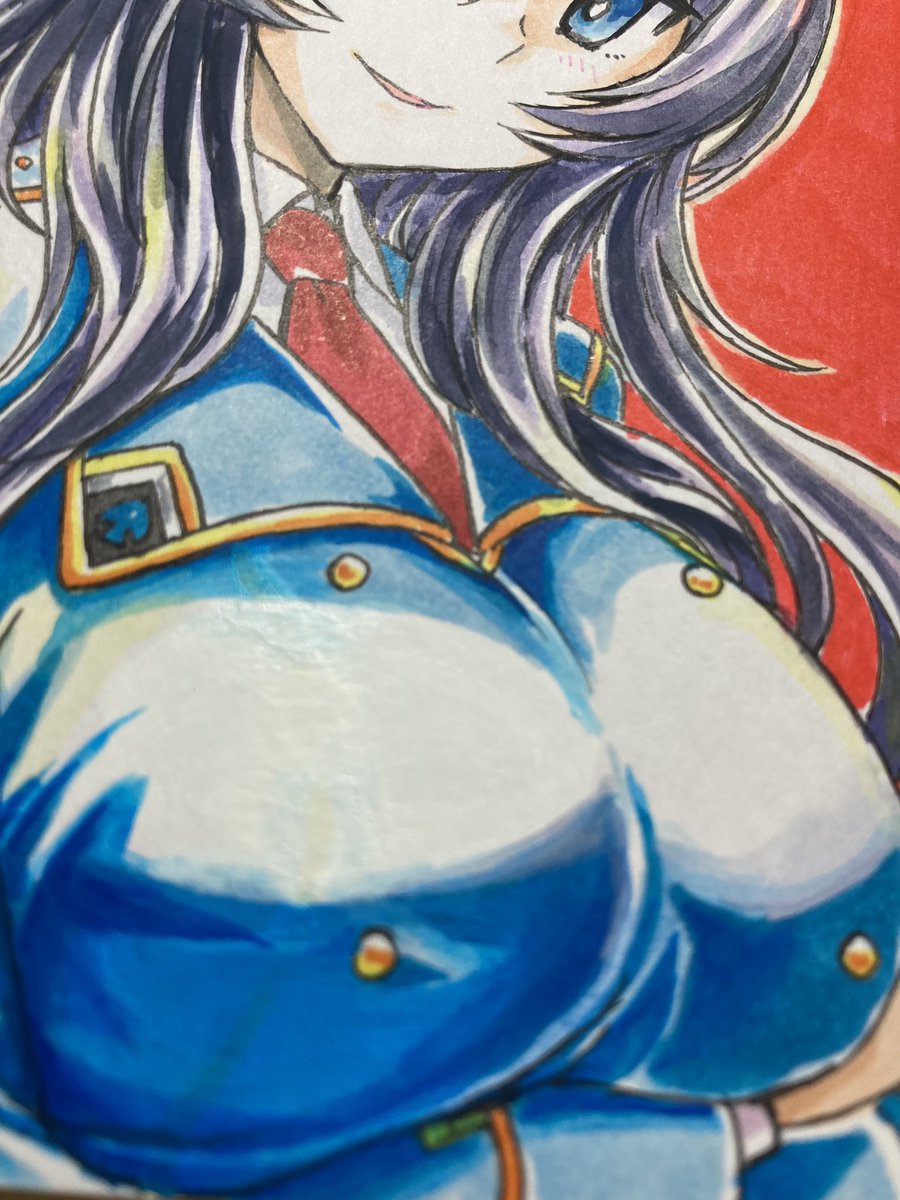 「わたくし感情が昂ると手術痕が浮かび上がるのですわ!(`・ω・')」|なべゆ@C102(土)東34a🧊のイラスト