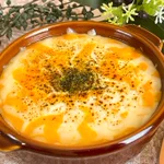 もうフライパンは使わない!？電子レンジで簡単「ほくほくポテトグラタン」。