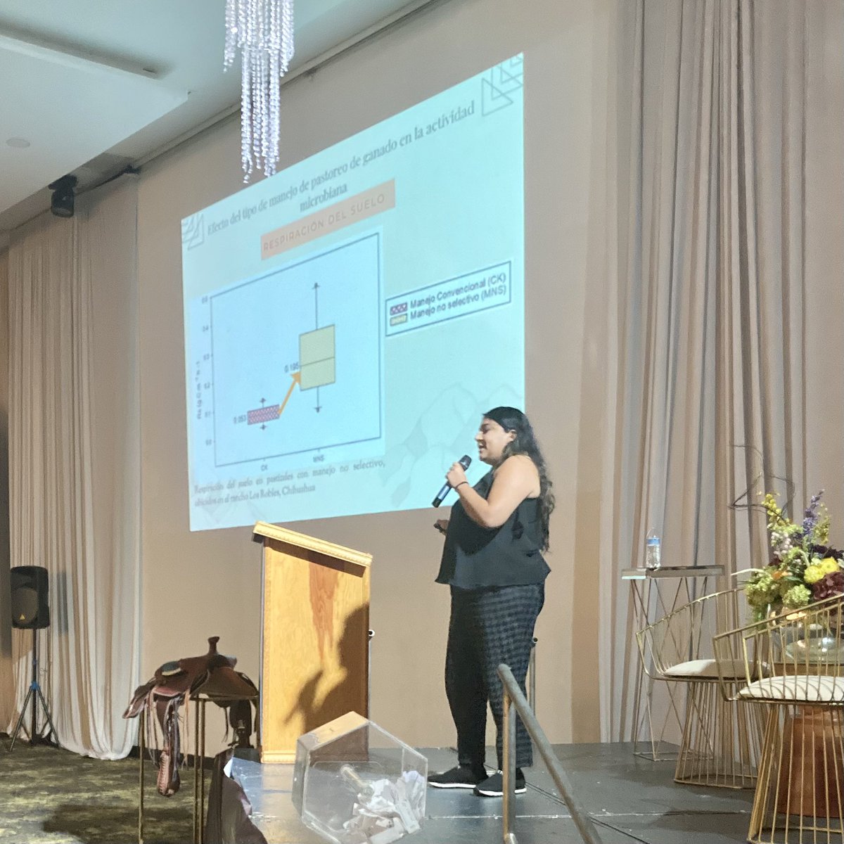 SueloLab's tweet photo. Fuimos invitadas a la VII reunión anual de #MRR en donde presentamos dos platicas,sobre ecología de comunidades microbianas del suelo y la evaluación con los protocolos de la FAO del manejo sostenible del suelo con base en el carbono.
#Cinvestav
#SRNyE 
#sustainablesoil https://t.co/bbDMQDpaU7