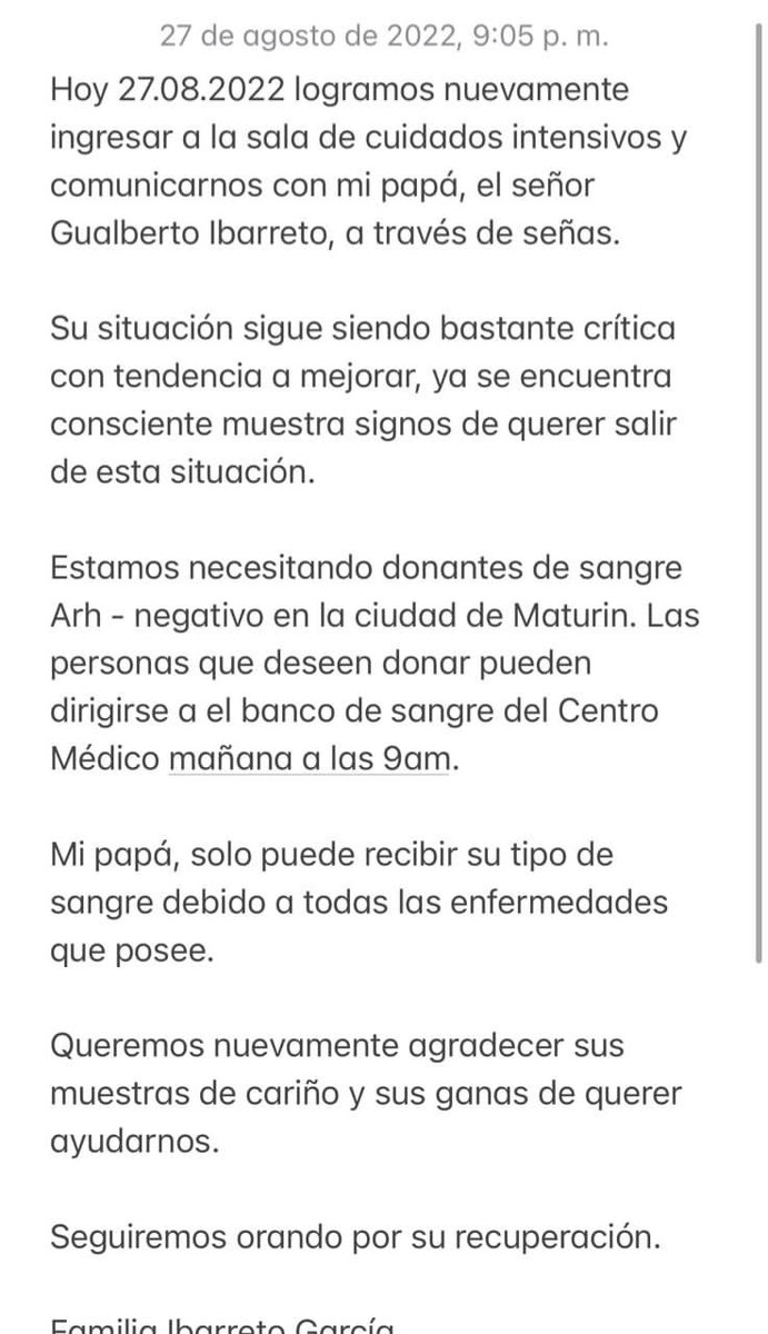 emilioloveraof's tweet image. La Familia Ibarreto informa: