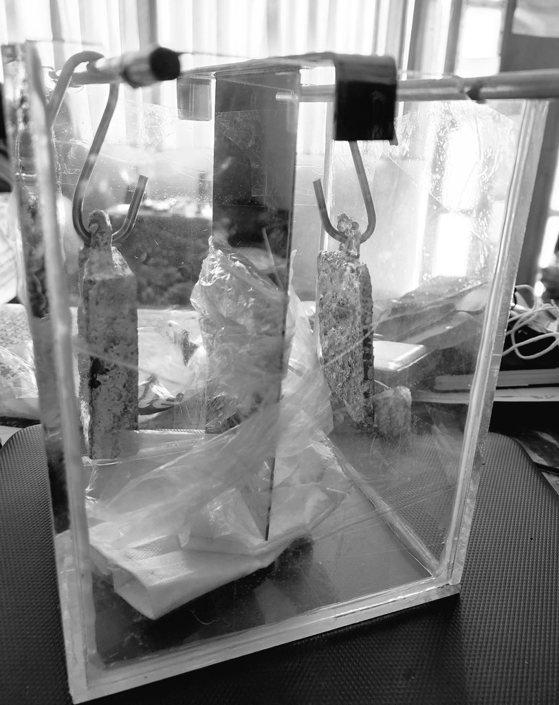 AldoVereau's tweet image. Yes it's mine.  Yes i designed it.
Moebius silver cell.
.
.
.
.#silver #silverrefining #preciousmetals