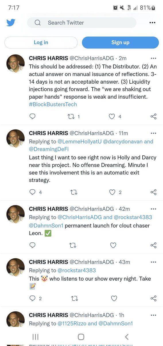 CptTwaddle's tweet photo. Even Chris Harris has caught on to @darcydonavan and @LemmeHollyatU.

Now you know sh*t is getting real.

#BBTF #BitBurn #SAFEMOON #SAFEMOONARMY #HelloEnhance https://t.co/SUcYZVwtXb