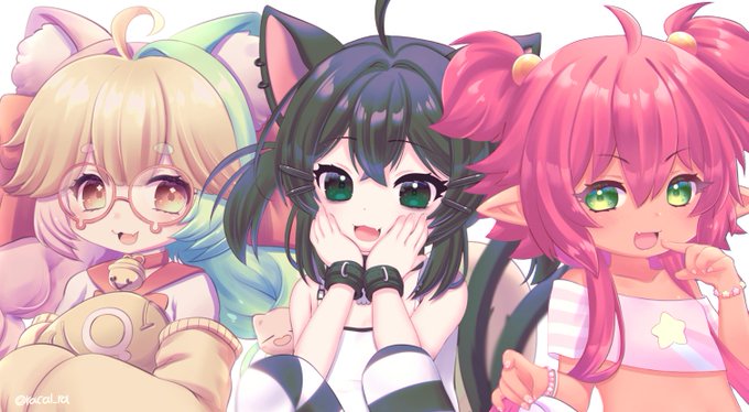 Catsu @catsu_nyan 
Riri chi @Ririchi_NEET
KIPA @kippytan 