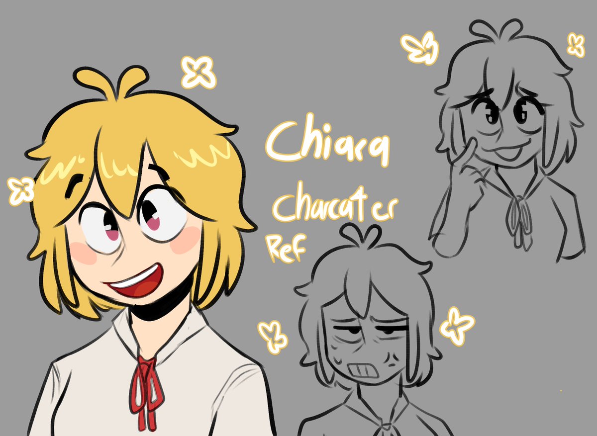 MHSeries00's tweet photo. ♦️Diseños y referencias♦️

⭐️Los diseños finales cómo referencia de los protagonistas de #MHSseries 

#fnafhs #fhs https://t.co/3tYZT1m1eb