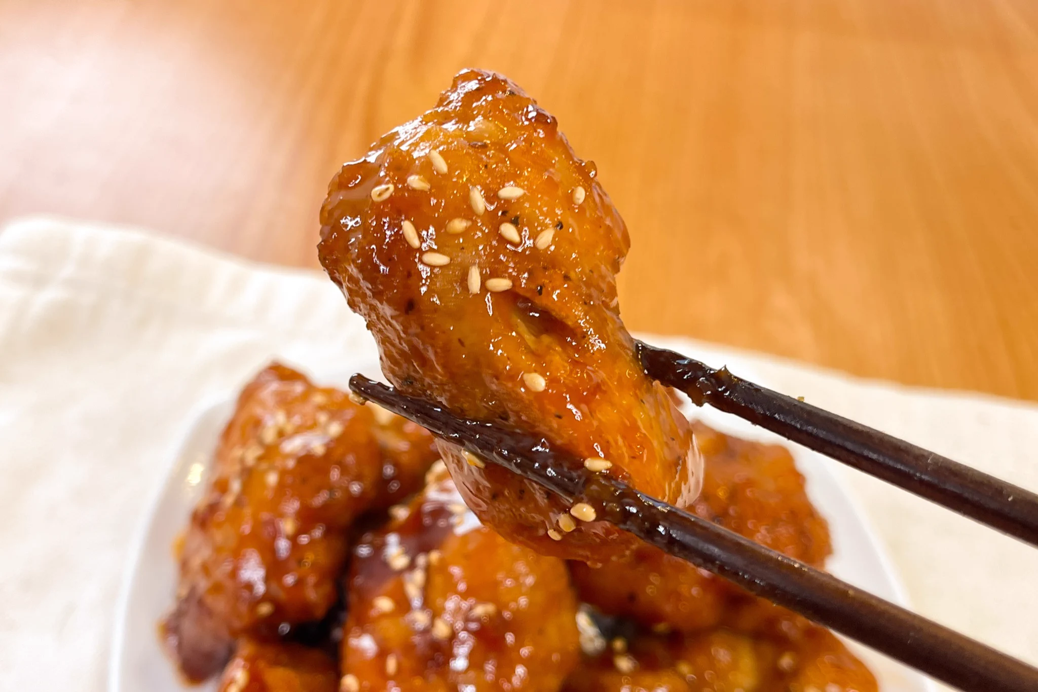 冷凍からあげが大活躍！お手軽すぎる「ヤンニョムチキン風からあげ」。