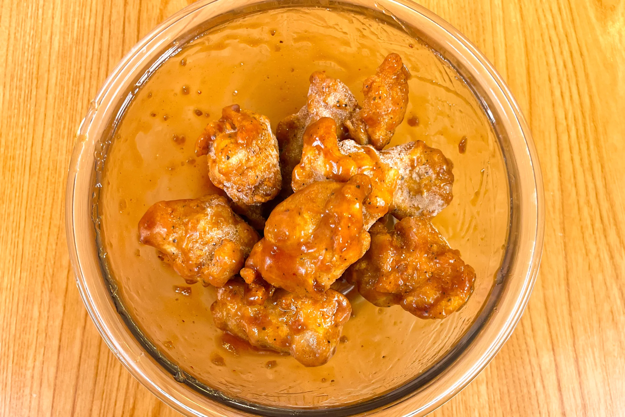 冷凍からあげが大活躍！お手軽すぎる「ヤンニョムチキン風からあげ」。