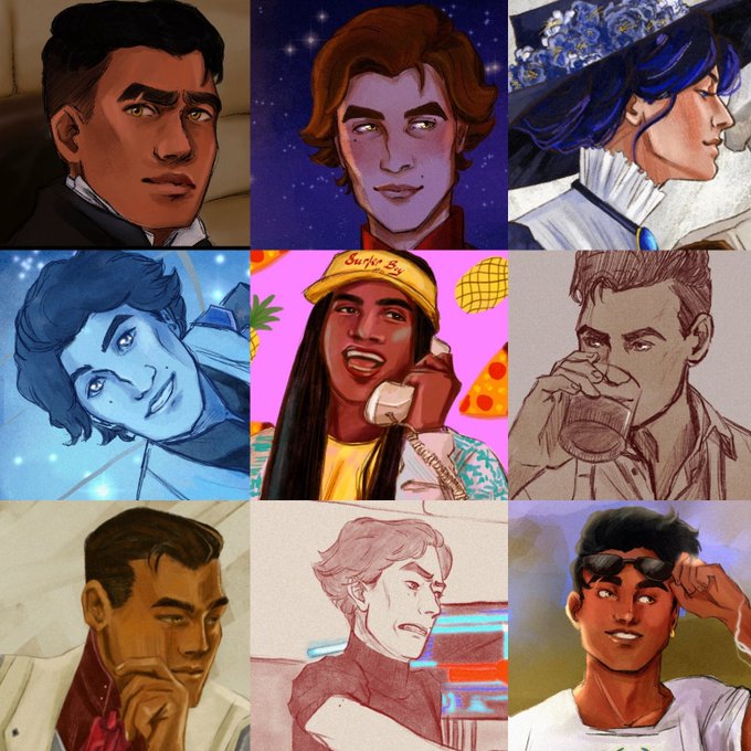 #FaceYourArt2022 mostly jayvik as anyone would expect ✨ it's seriously taken over my life 