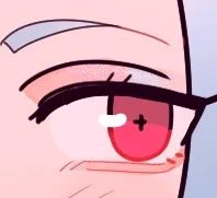 グリッターメイクわりと好きだからピンクのベースに水色を置いてグリッターをブラシで入れました最近よくやっています 