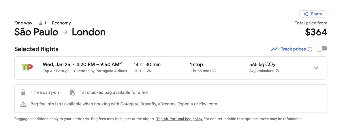 FerracoFTW's tweet photo. @gringo_nation I'm seeing some options under $400 one-way.

Did you have a month or part of Europe you preferred?

I could try and hone in a little if you do, otherwise it seems like anything around $350 is currently your best one-way price. https://t.co/sH53hqcsSD
