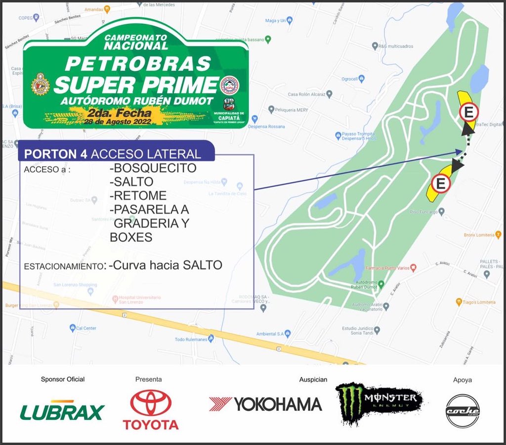🚨Te compartimos estas informaciones de interés general!
Vení a vivir esta nueva cita con el deporte que amamos. Invitá a tus amigos, tu familia, a quien quieras🏁
