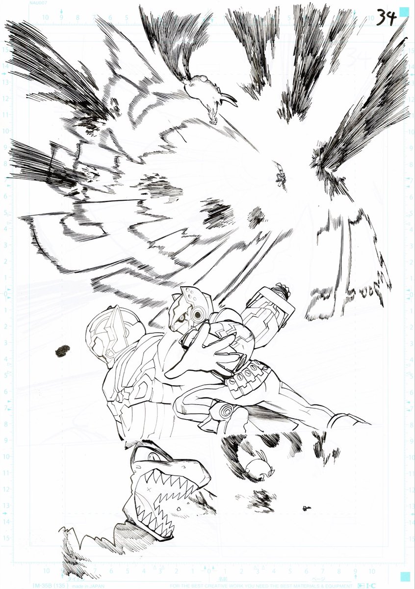 3話配信中です‼️
多分3話で最初に作画したページ。
早く描きたかったページ! https://t.co/OcLlkDhyEi 