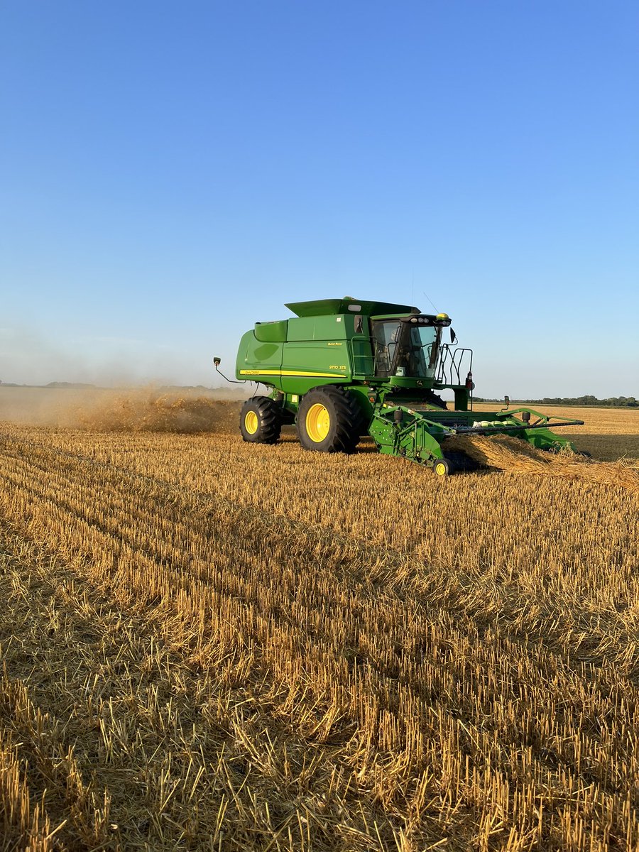 Heading home after another beautiful day of harvesting.