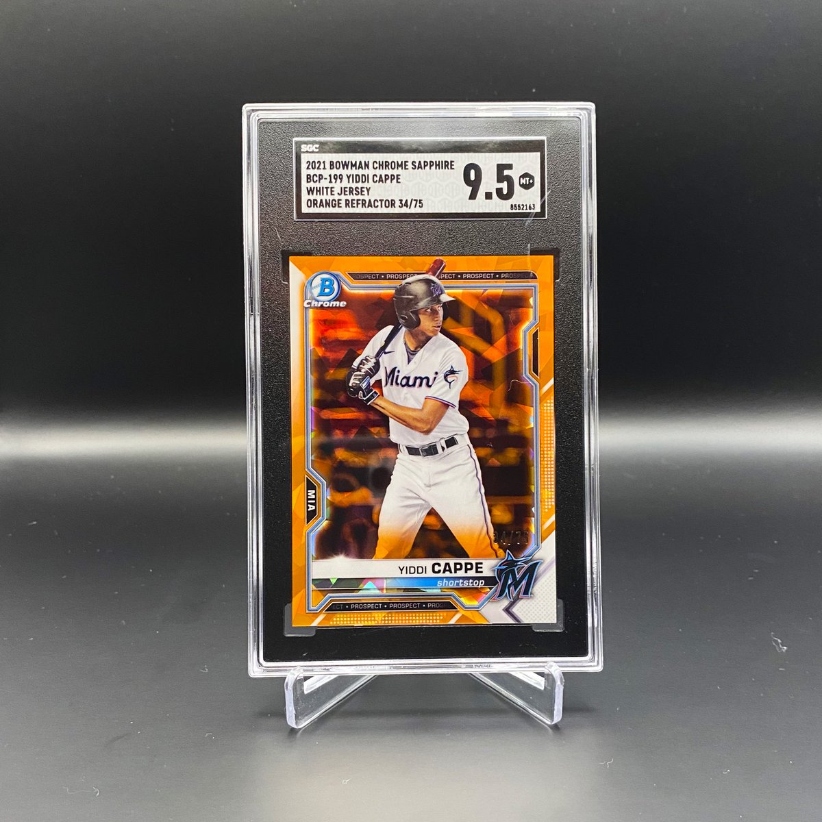 SyndicateStax's tweet photo. Yiddi Cappe Orange Sapphire Variation /75 

$66

Stack until 9/18. 

View pinned tweet for details! 🔥

@sports_sell https://t.co/cUstt701nn