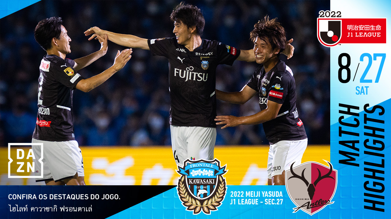 川崎フロンターレ Game Highlights ไฮไลท คาวาซาก ฟรอนตาเล 明治安田生命j1リーグ 第27節 22 8 27 川崎フロンターレvs鹿島アントラーズ ハイライトを公開しました T Co Wdvkuponsk この試合のフルは Jリーグ 観るなら Daznで