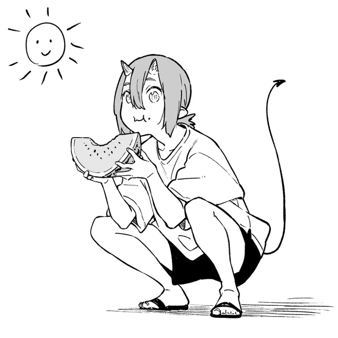 スイカが食べたいです 