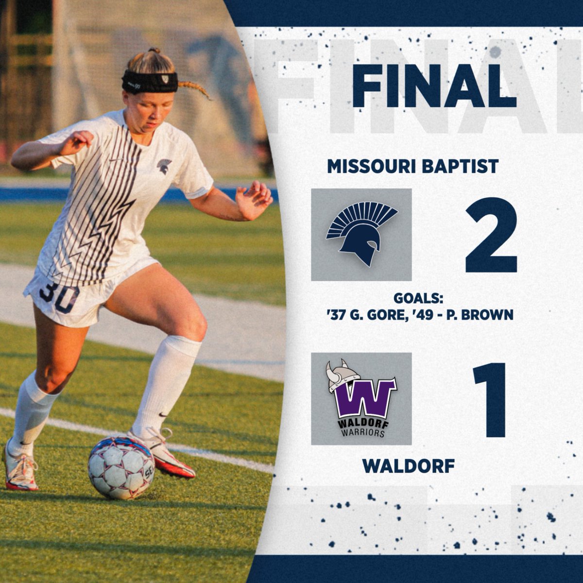 Coming back to town as winners of our last two!  A pair of unanswered goals from Gianna Gore and Piper Brown did the trick following an early opening-minute goal by Waldorf. #SpartanUp

Up Next: Tuesday, Aug. 30 @ Evangel (1-1) – 6:00 PM